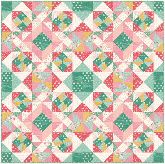 Bloom and Sew Quilt- Download PDF Pattern