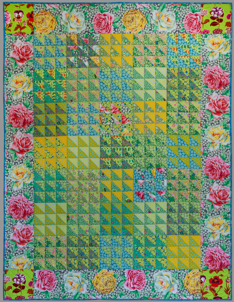 PRE-ORDER Lime Twist Quilt – Fabric Pack - 61" x 79" - Kaffe Fassett Collective - Quilts at an English Manor House
