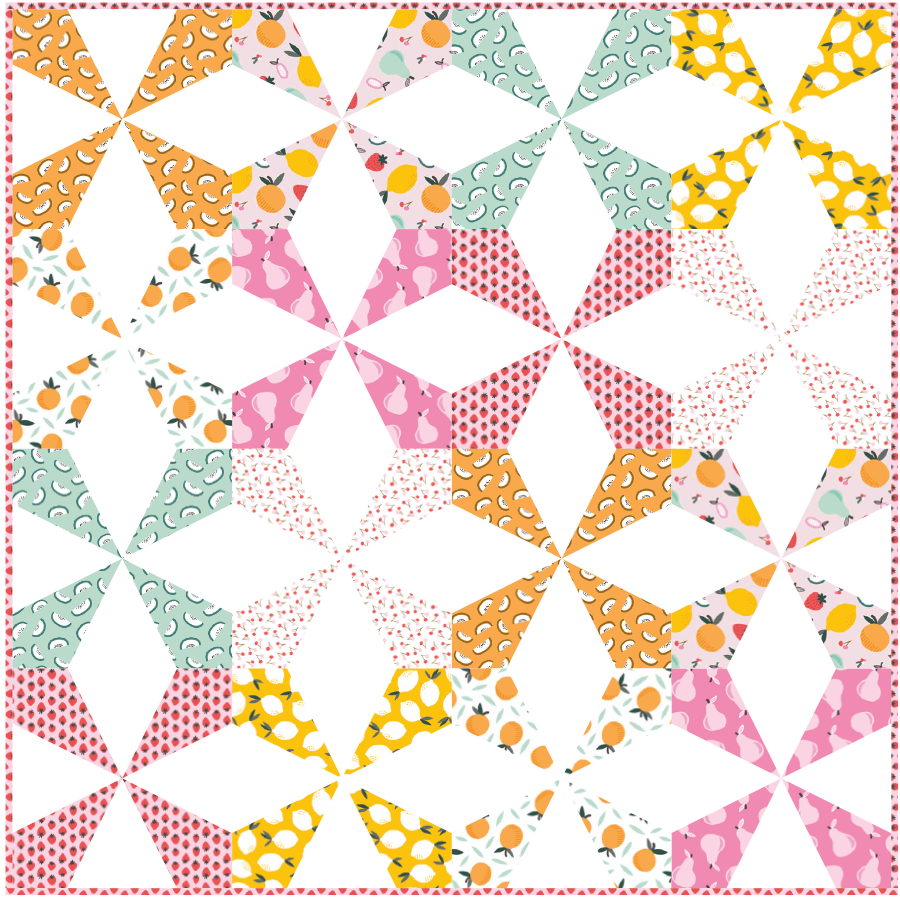 Fruity — Fruit Salad Quilt - Download PDF Pattern