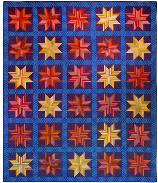 PRE-ORDER Stars in Stripes Quilt – Fabric Pack - 78" x 93" - Kaffe Fassett Collective - Quilts at an English Manor House - late August 2026
