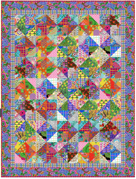 Summer Day Quilt Pattern - Paper Pattern - By Anything But Boring