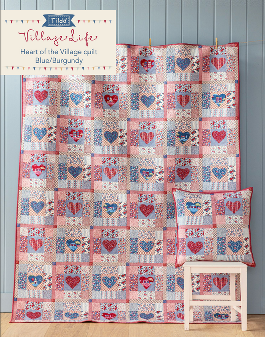 Heart of the Village Quilt - Download PDF Pattern