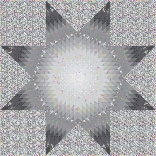 Shadow Star Quilt - Download PDF Pattern
