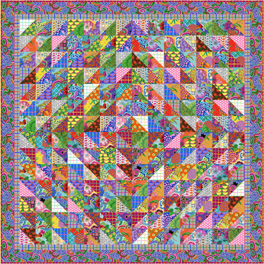 PRE-ORDER Summer Days Quilt Kit – Warm - Kaffe Fassett Collective August 2026