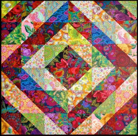 TOWER BRIDGE Quilt Kit -  54" X 54"  - Kaffe Fassett Collective