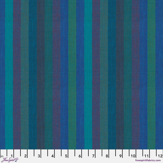 WOVEN STRIPES BROAD STRIPES Blue WSGP003 Kaffe Fassett Collective FEBRUARY 2025