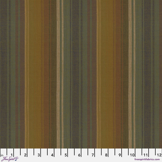 WOVEN STRIPES EXOTIC STRIPE Khaki WSGP004 Kaffe Fassett Collective FEBRUARY 2025