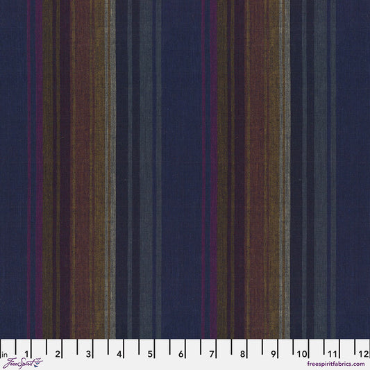 WOVEN STRIPES EXOTIC STRIPE Midnight WSGP004 Kaffe Fassett Collective FEBRUARY 2025