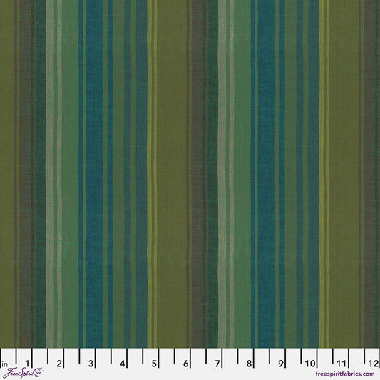 WOVEN STRIPES EXOTIC STRIPE Teal WSGP004 Kaffe Fassett Collective FEBRUARY 2025