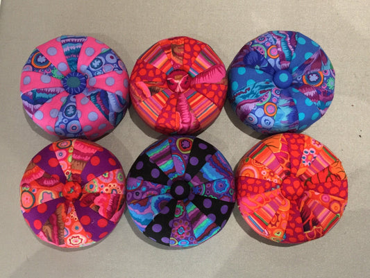 4" TUFFET PINCUSHION PDF PATTERN by Sew Colorful