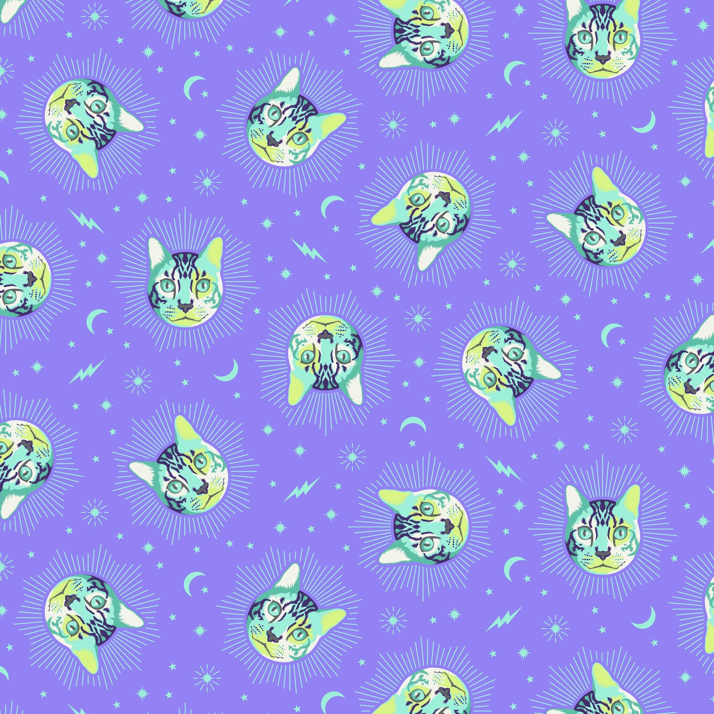 ***SALE*** Cheshire - Daydream - Curiouser & Curiouser - Tula Pink - FreeSpirit PWTP164.daydream