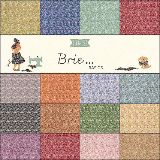 Brie Charm Pack - Tilda Fabrics - 5" - 32pcs