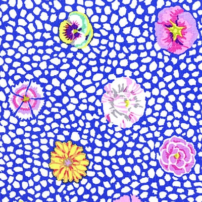GUINEA FLOWER BLUE PWGP59 Kaffe Fassett
