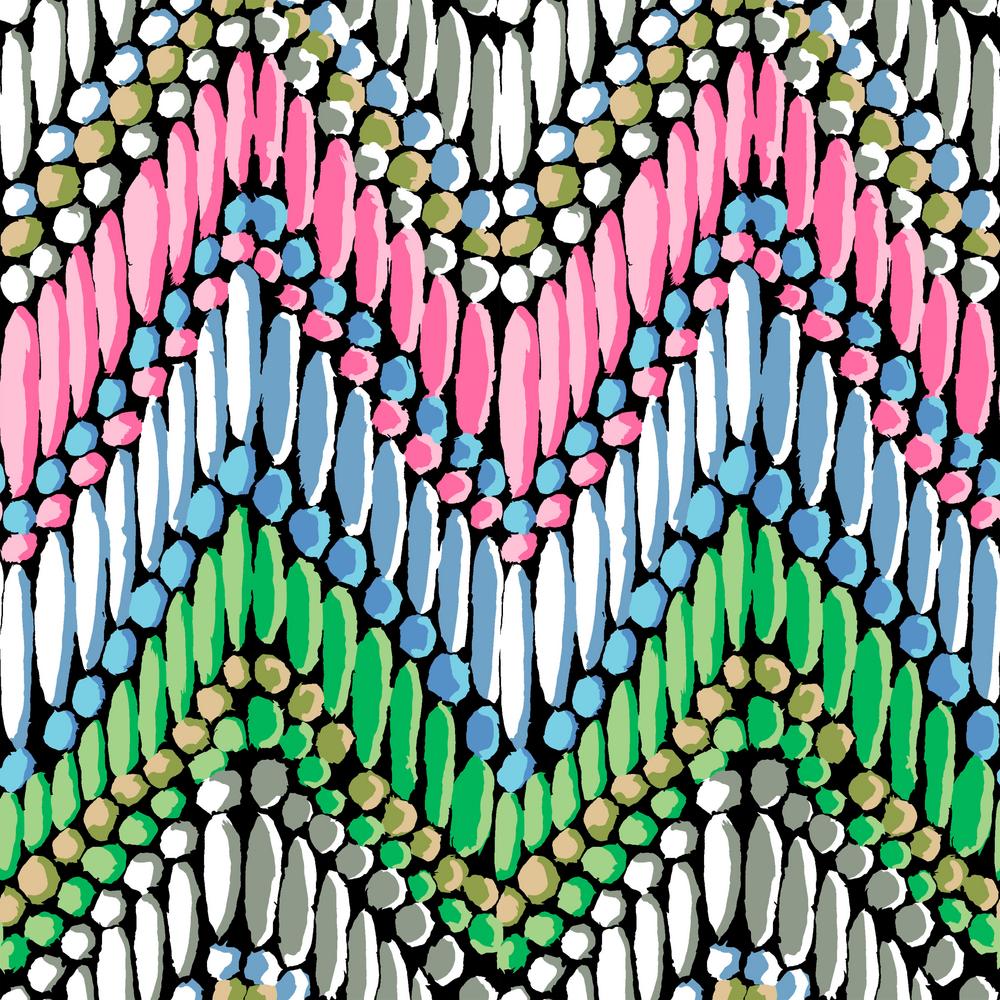 BEADED CURTAIN PASTEL PWGP191 - KAFFE FASSETT