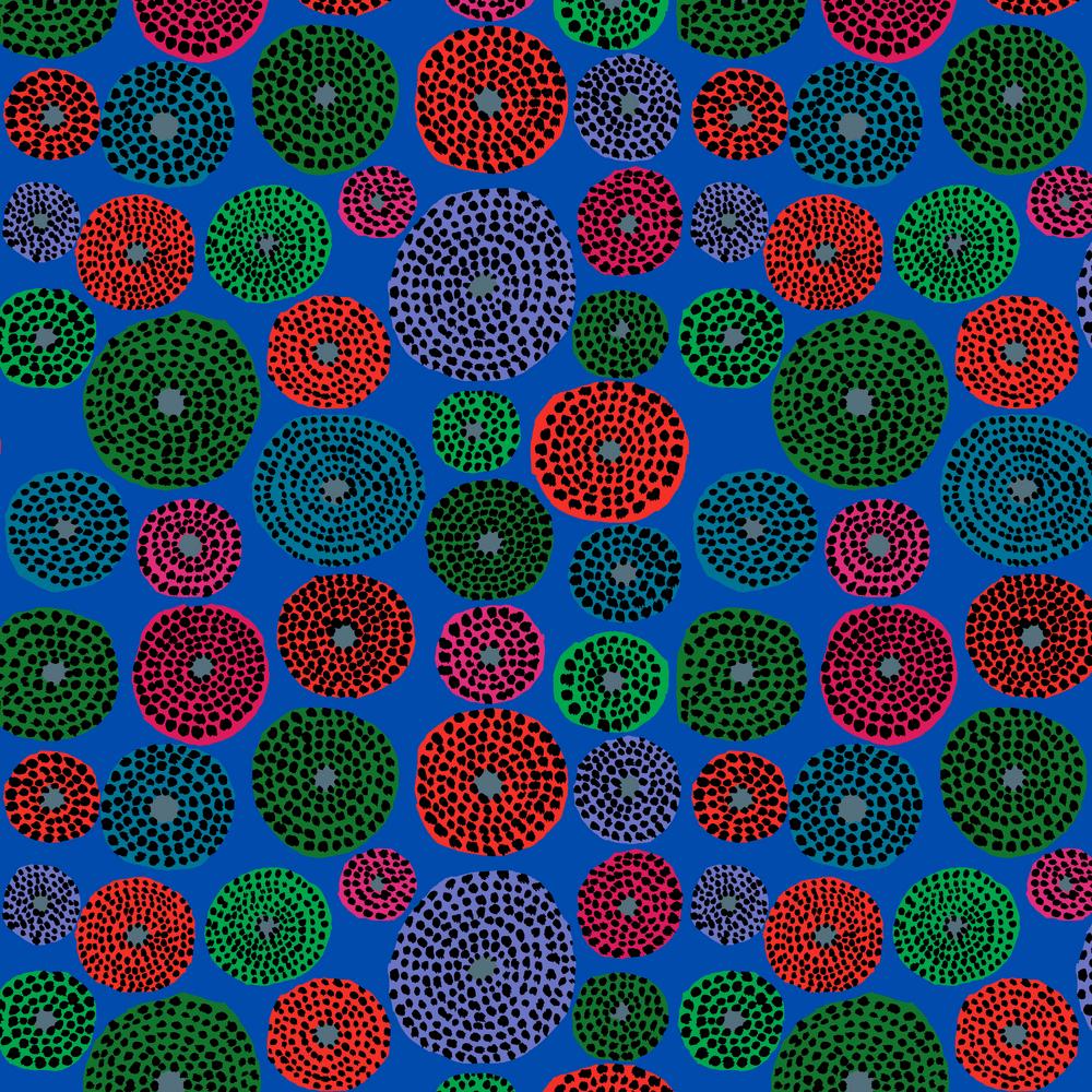DISKS BLUE PWGP193 - KAFFE FASSETT FEBRUARY 2023