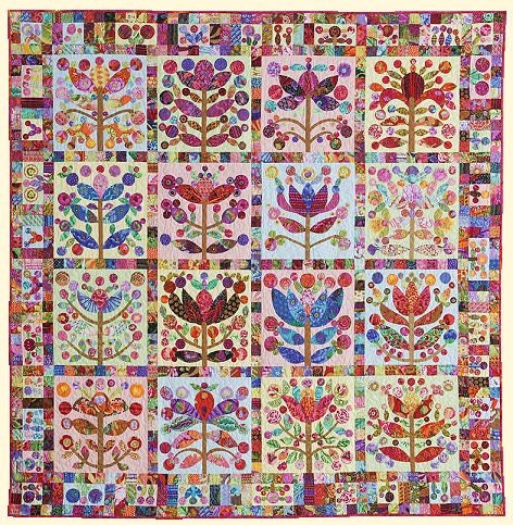 LOLLYPOP TREES Pattern Kim McLean - Appliqué