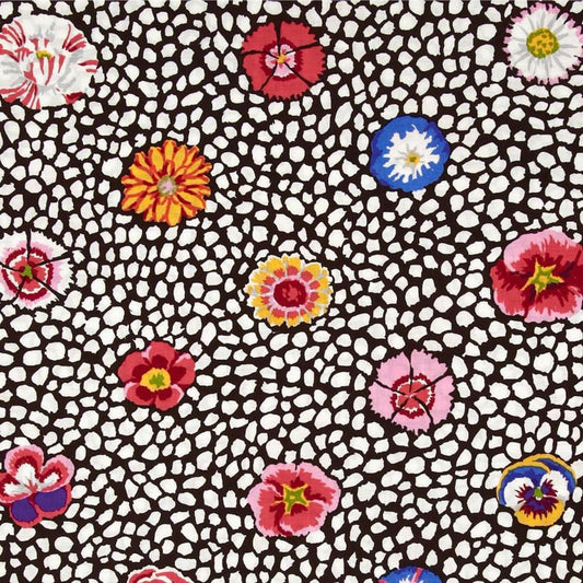 GUINEA FLOWER WHITE PWGP59  Kaffe Fassett