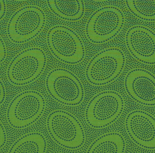 ABORIGINAL DOT LEAF Leafy Green GP71 Kaffe Fassett