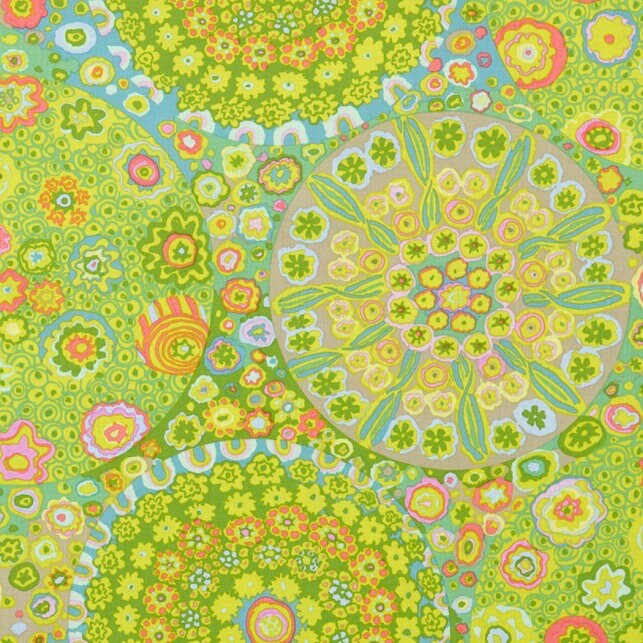 MILLEFIORE GREEN PWGP92 Kaffe Fassett