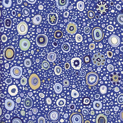 ROMAN GLASS BLUE WHITE PWGP01 Kaffe Fassett