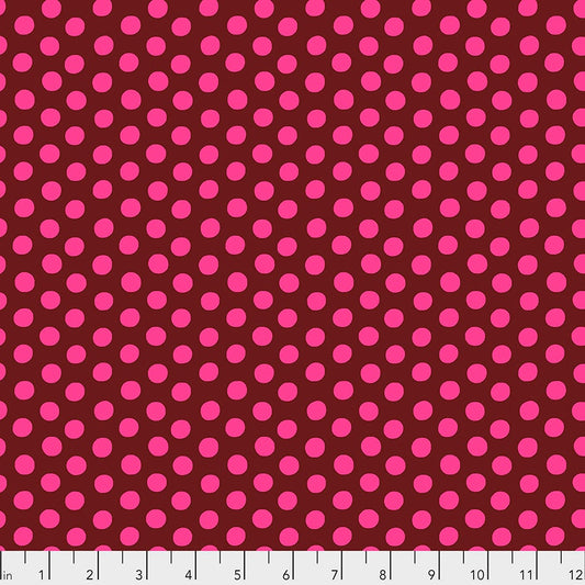 SPOT MERLOT Wine Red PWGP70 Kaffe Fassett