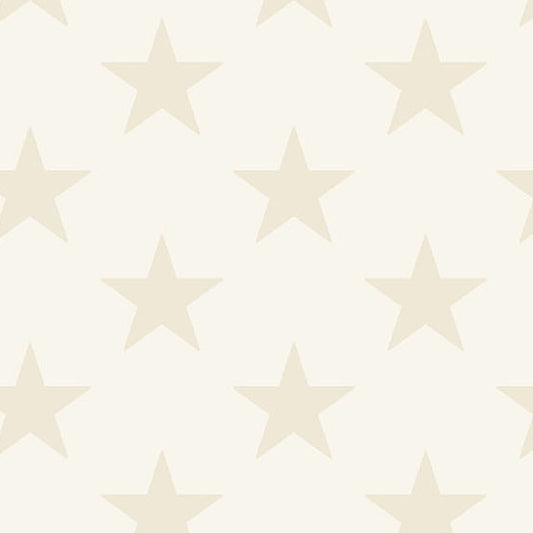 AMERICANA by Andover Fabrics - Large Star Cream A-10182-L