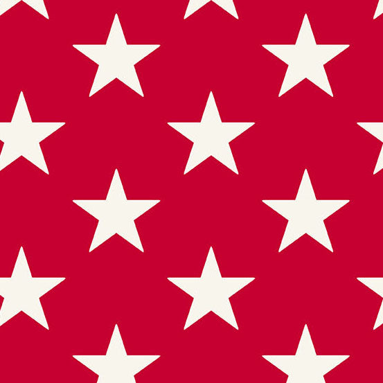 AMERICANA by Andover Fabrics - Large Star Red A-10182-R