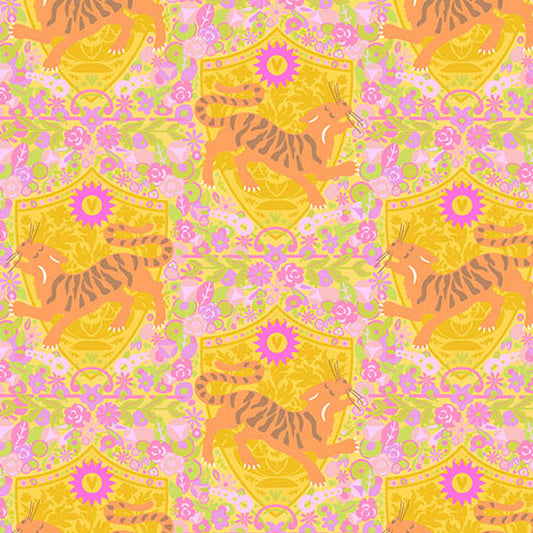 Pre-Order - Tiger - Lighter Honey - A-10627-Y - Menagerie by Alison Glass for Andover - November 2026