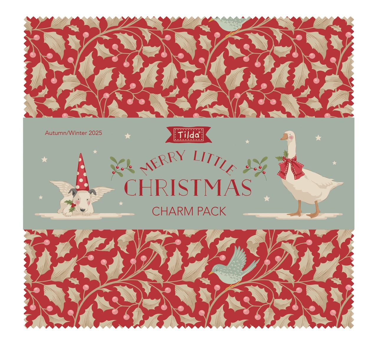 Pre-order - Tilda - Merry Little Christmas – Charm Pack - Tilda Fabrics - 5"- 40pcs