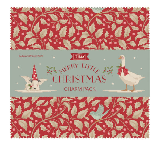 Pre-order - Tilda - Merry Little Christmas – Charm Pack - Tilda Fabrics - 5"- 40pcs