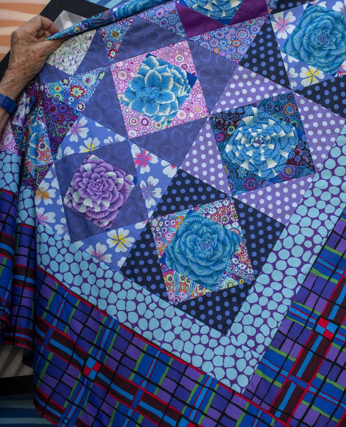 Cool Economy Quilt – Fabric Pack -  69.5" X 60.5" - Kaffe Fassett Collective - Quilts in London