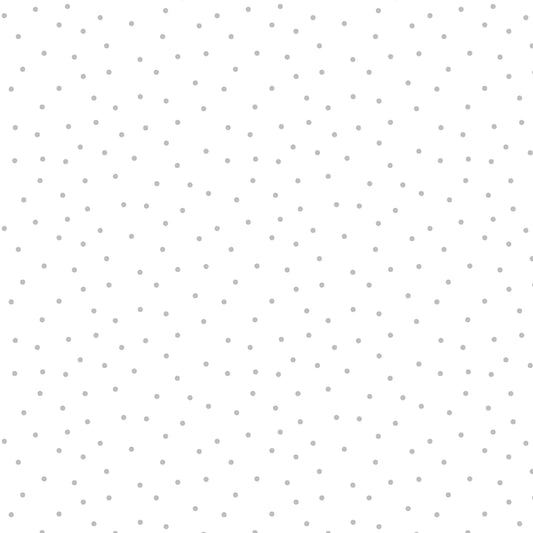 White on White Tiny Dots - by Maywood Studio - 8210M-WW