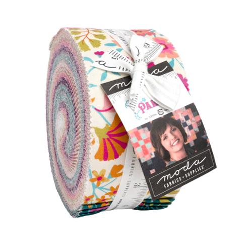 40pcs- 2.5" x 44" strips- PARLOR JELLY ROLL- by Crystal Manning for Moda - 11960JR