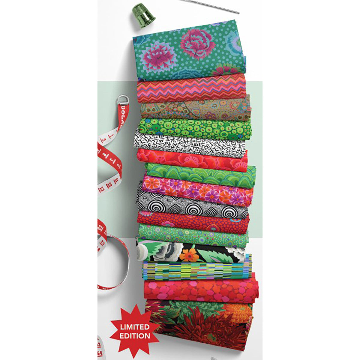Kaffe Fassett Holiday 25pc 1-Yard Assorted Box | 25th Anniversary Shipping September 2026