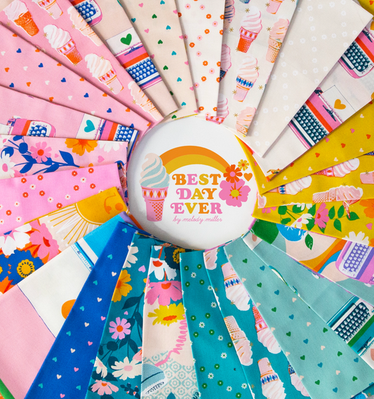 Pre-order 2.5" - 42pcs- Best Day Ever MINI CHARM PACK- by Melody Miller for Ruby Star Society - S0102MC