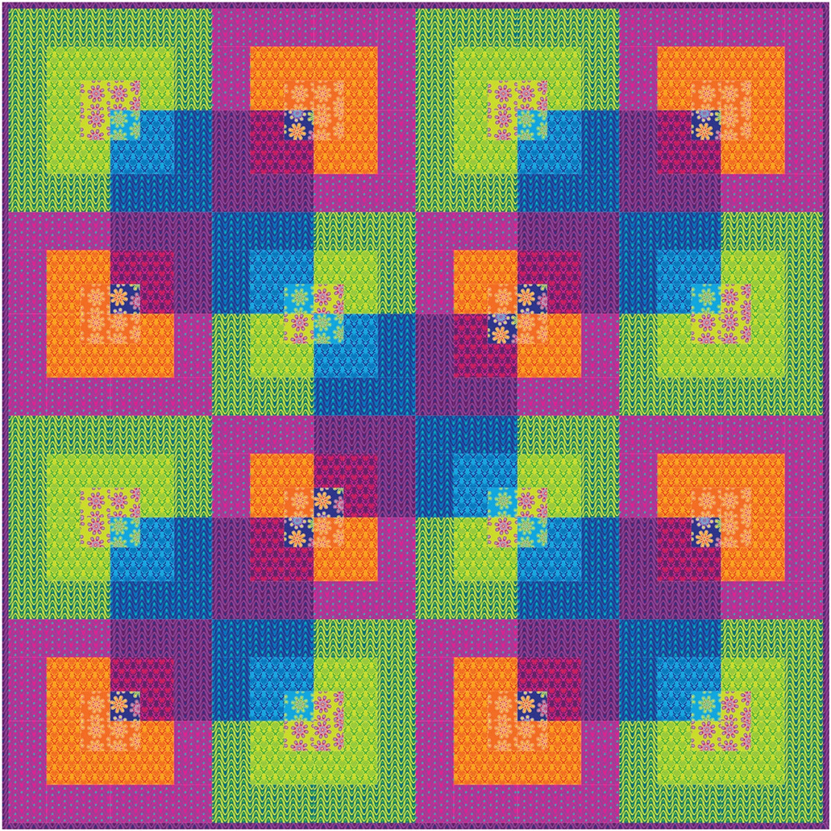 Mirage Quilt Pattern - Paper Pattern - By Colourwerx