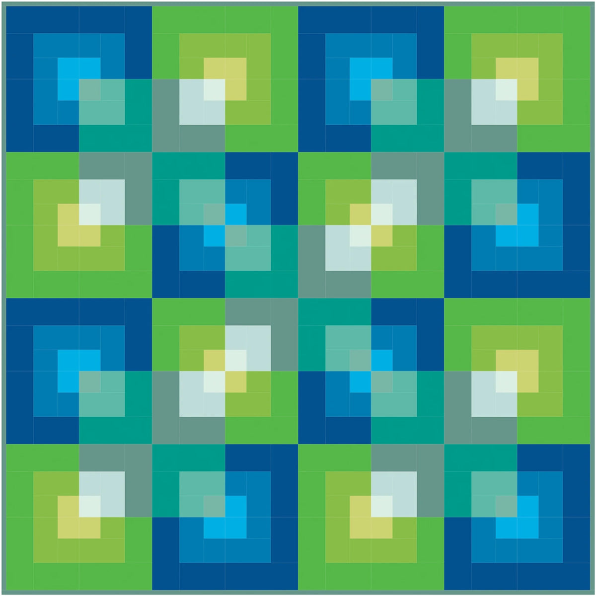 Mirage Quilt Pattern - Paper Pattern - By Colourwerx