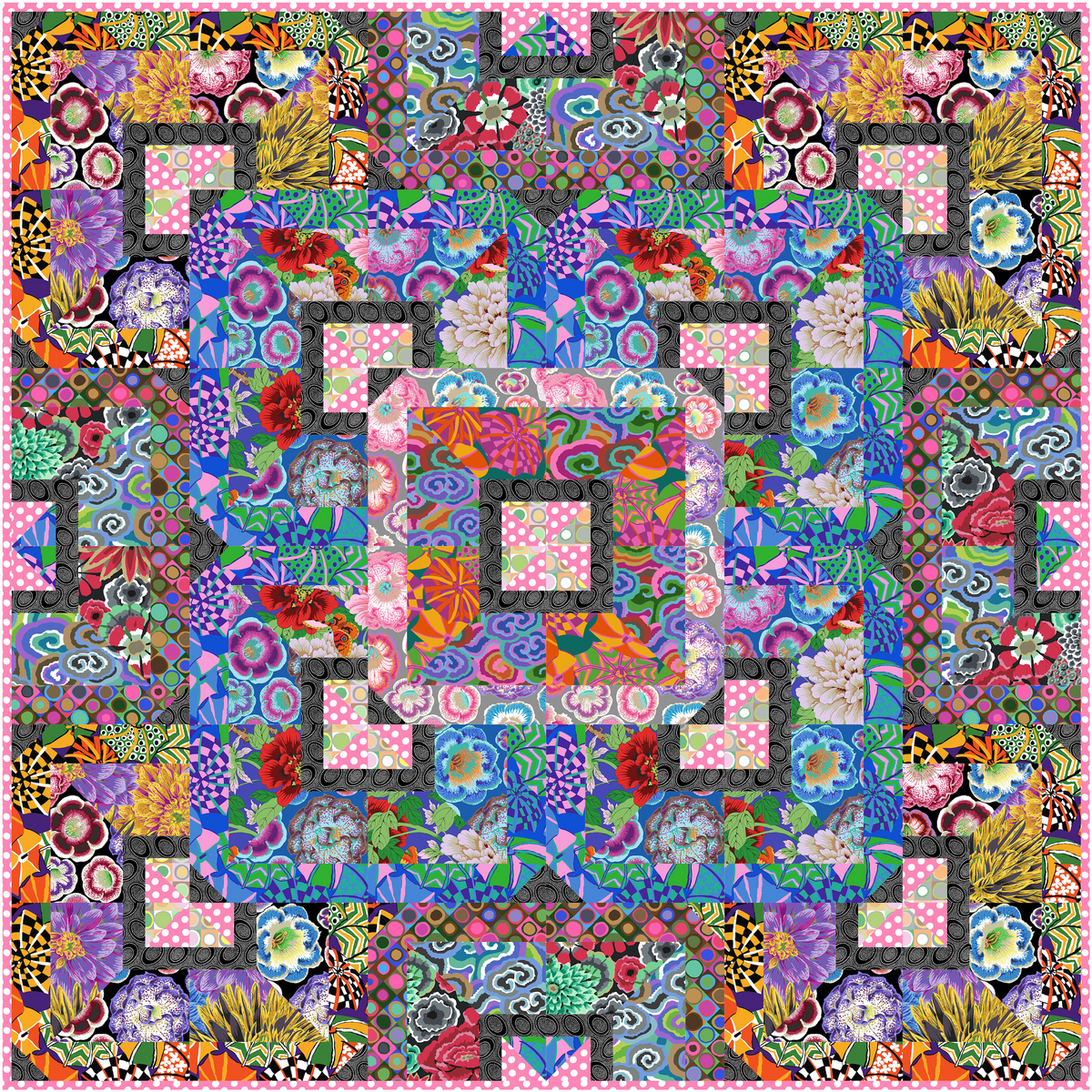 Colour Fusion Quilt Pattern - Paper Pattern - By Colourwerx