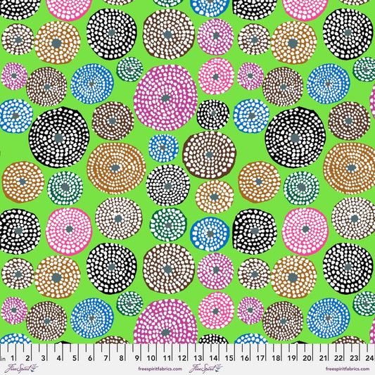 DISKS LIME GREEN PWGP193 - KAFFE FASSETT FEBRUARY 2023