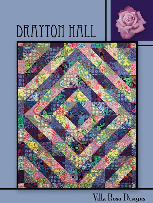DRAYTON HALL Quilt Kit -  63" x 77" Kaffe Fassett Collective fabrics