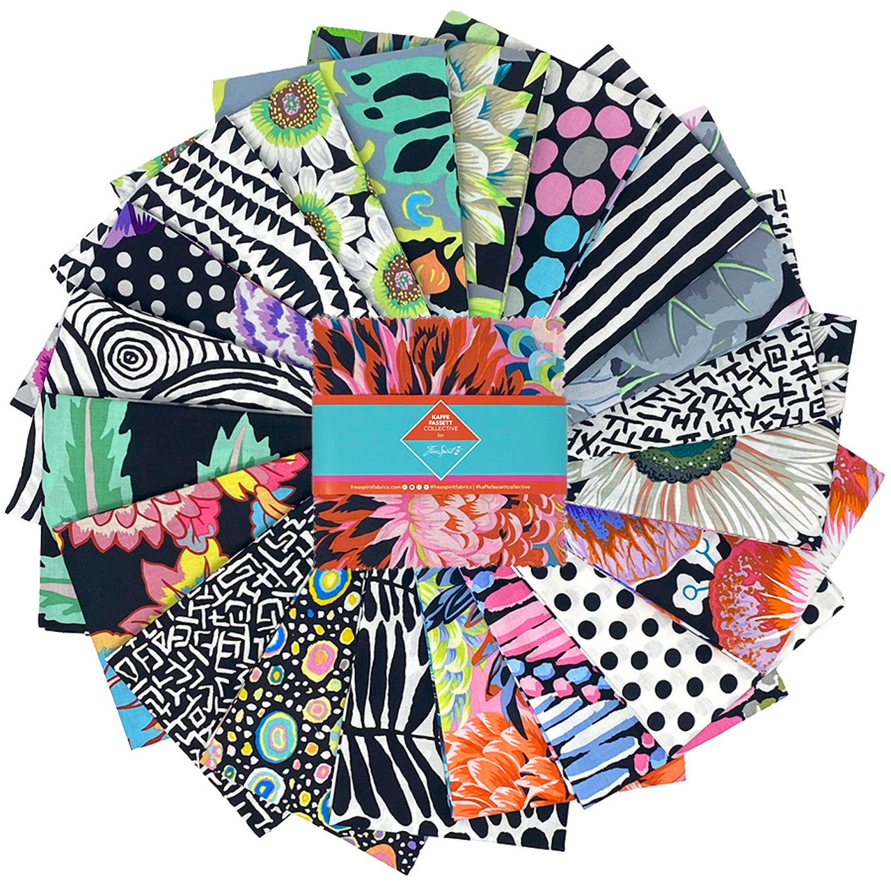 5" - 42pcs- CLASSIC PLUS CHARM PACK- POLARIS FB4FQGP  Kaffe Fassett Collective