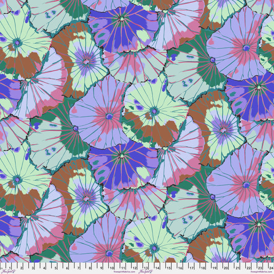 LOTUS LEAF BLUE PWGP29 Kaffe Fassett