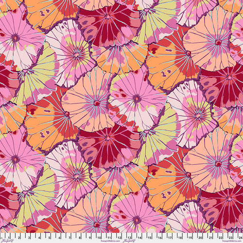 LOTUS LEAF RED PWGP29  Kaffe Fassett