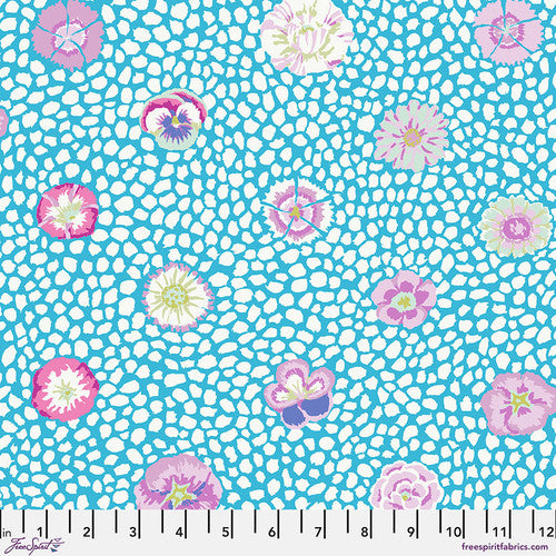 GUINEA FLOWER TURQUOISE  PWGP59  Kaffe Fassett