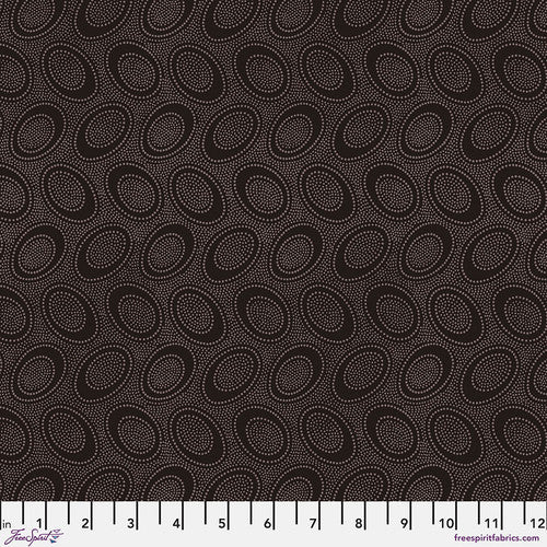 ABORIGINAL DOT CHOCOLATE Brown GP71 Kaffe Fassett