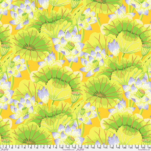 LAKE BLOSSOMS YELLOW PWGP093 Kaffe Fassett
