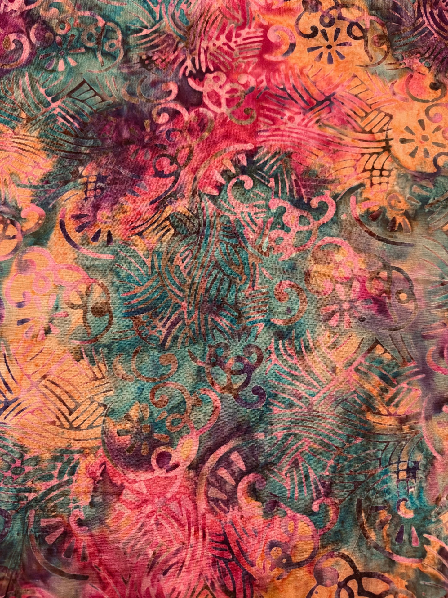 ***SALE***BATIK – Tropical Tapestry - Textured Print – 100% Cotton