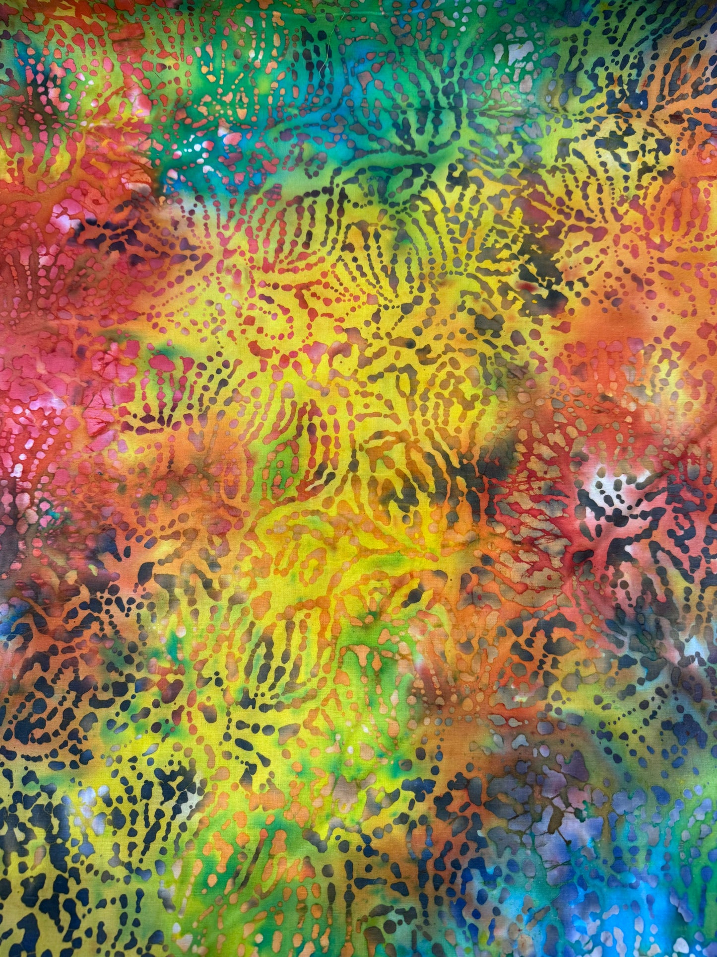 BATIK – Firestorm Batik - Textured Print – 100% Cotton