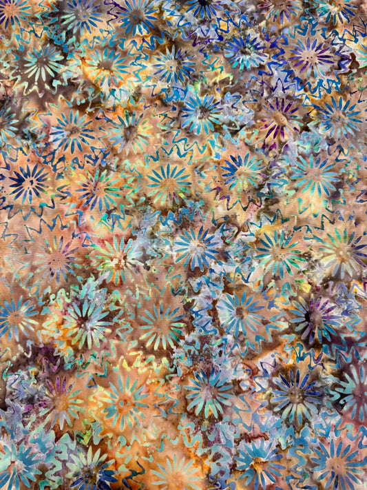 ***SALE***BATIK – Sandy Turquoise - Textured Print – 100% Cotton