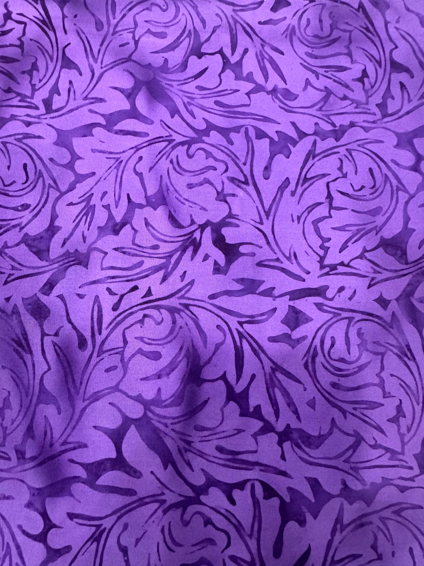 ***SALE***BATIK – Midnight Vine- Textured Print – 100% Cotton